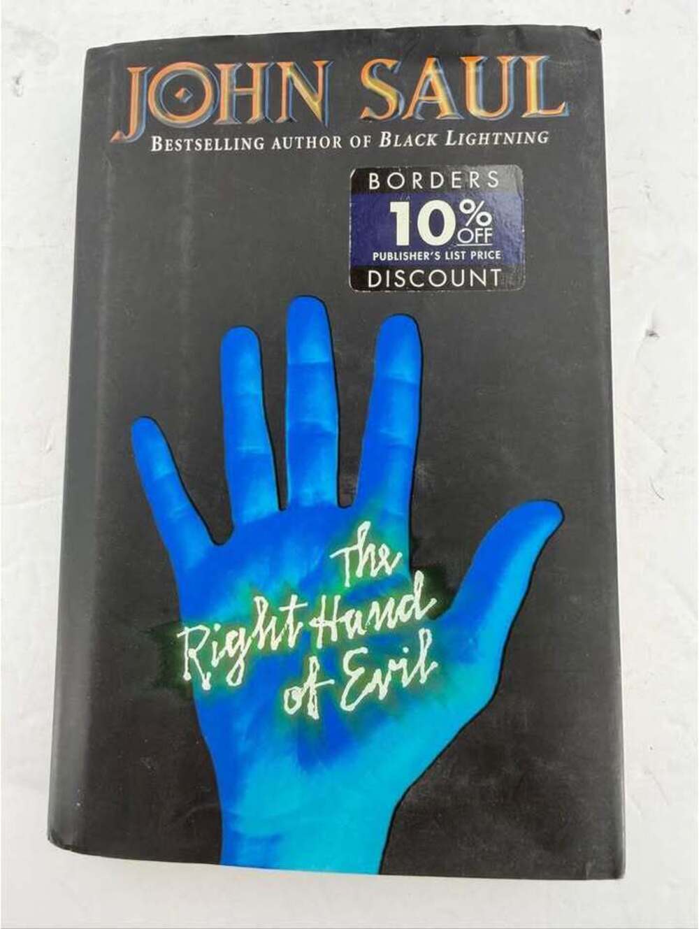 John Saul The Right Hand of Evil Hardcover Book